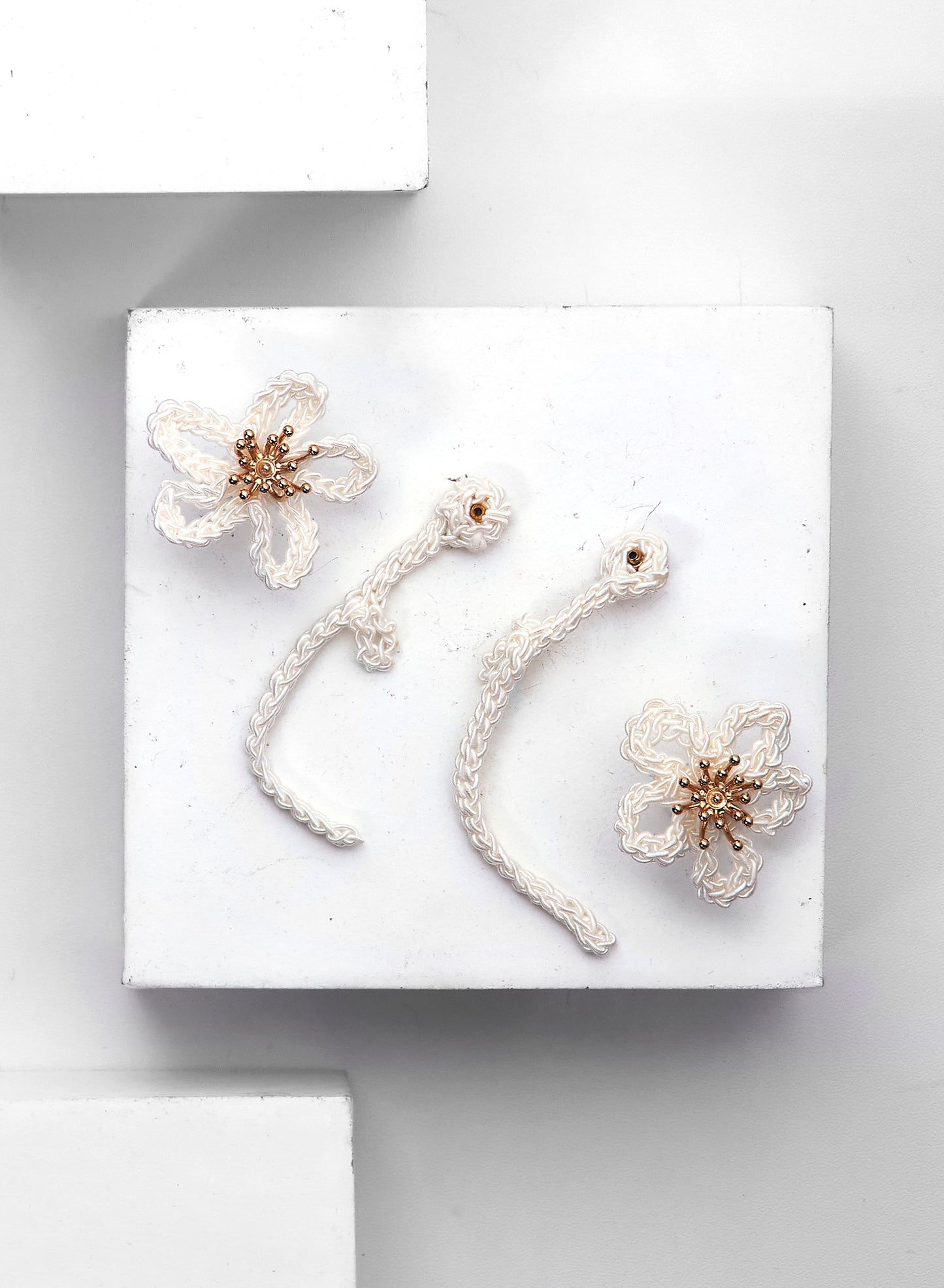 Crochet Flower Earrings