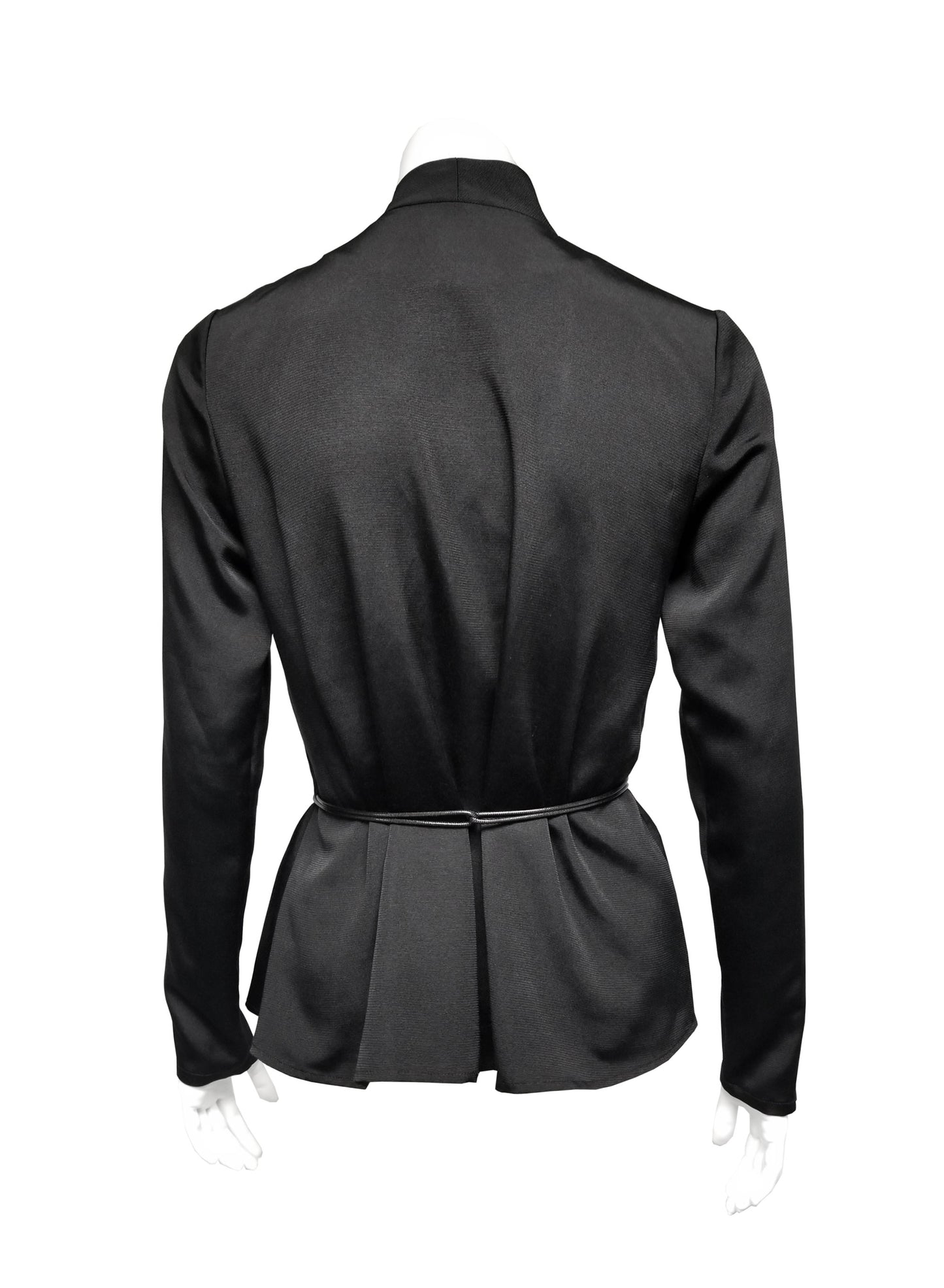Black Pleated Top