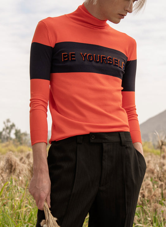 “BE YOURSELF” Sweater