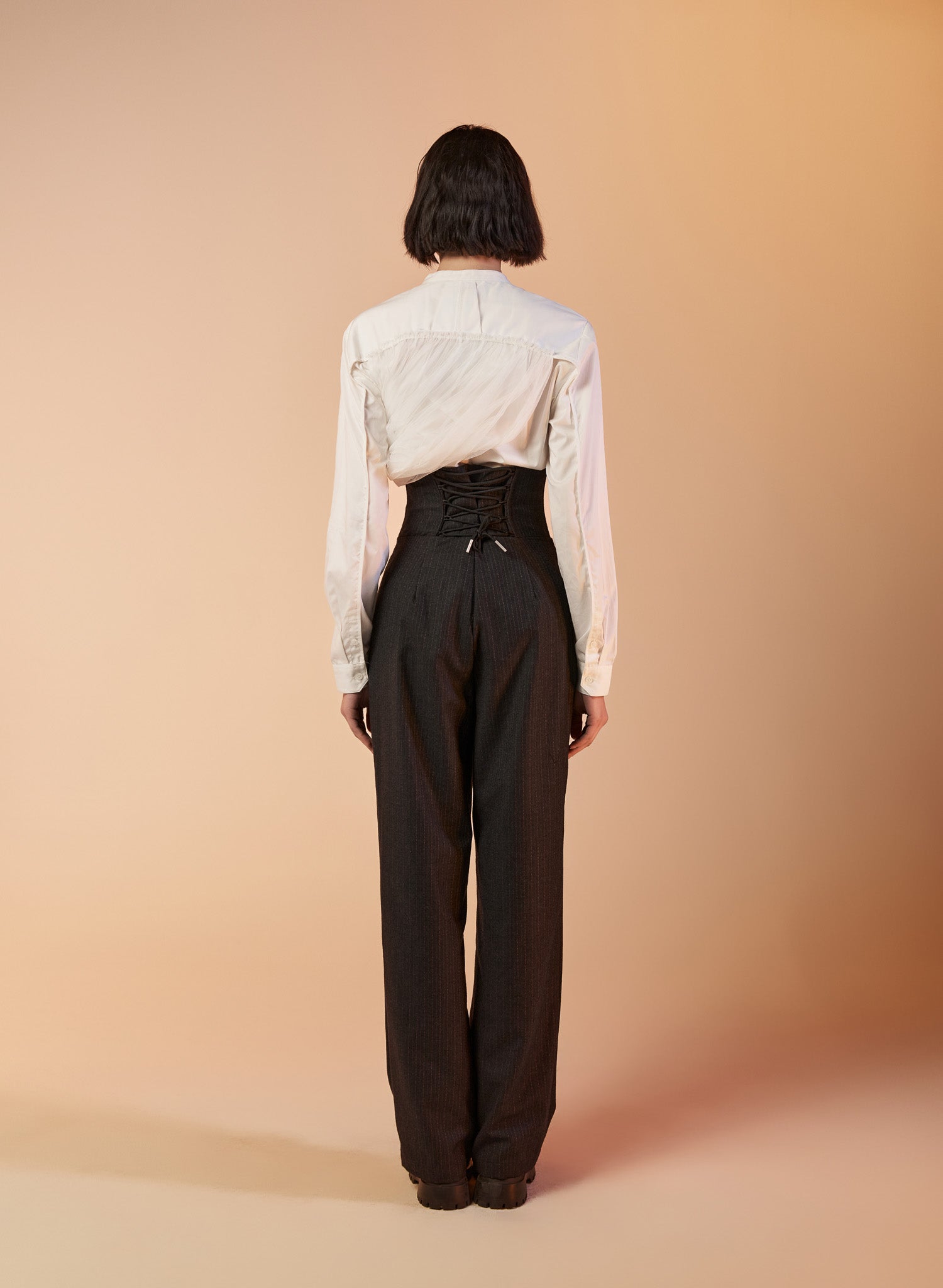 Layered Tulle Shirt