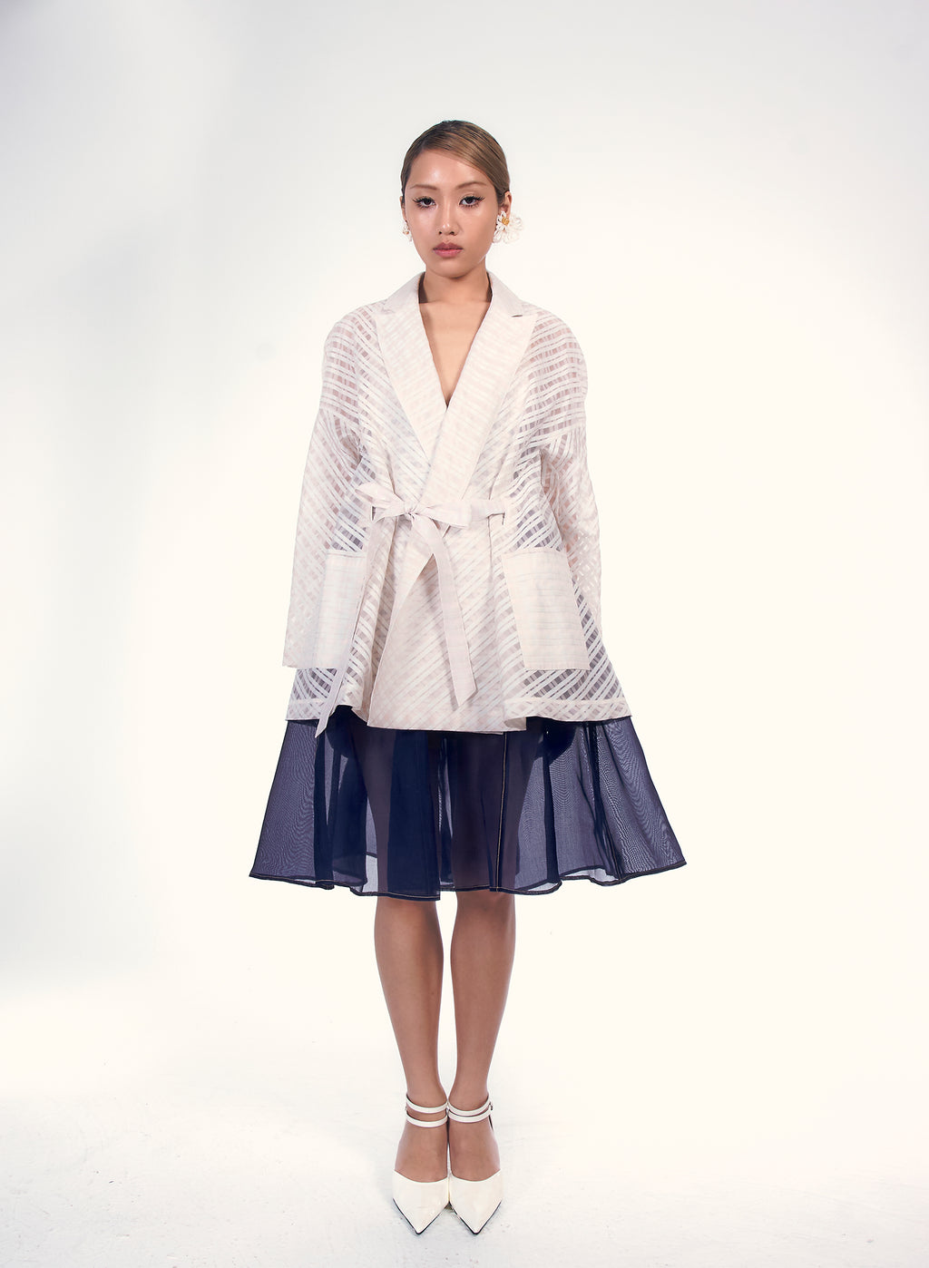 Silk Silhouette Coat