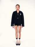 Pine tree Crochet Blazer