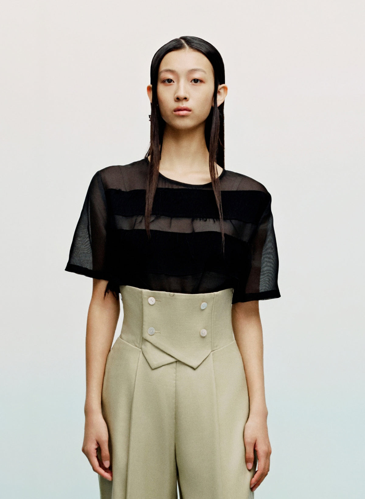 Semi-sheer Top