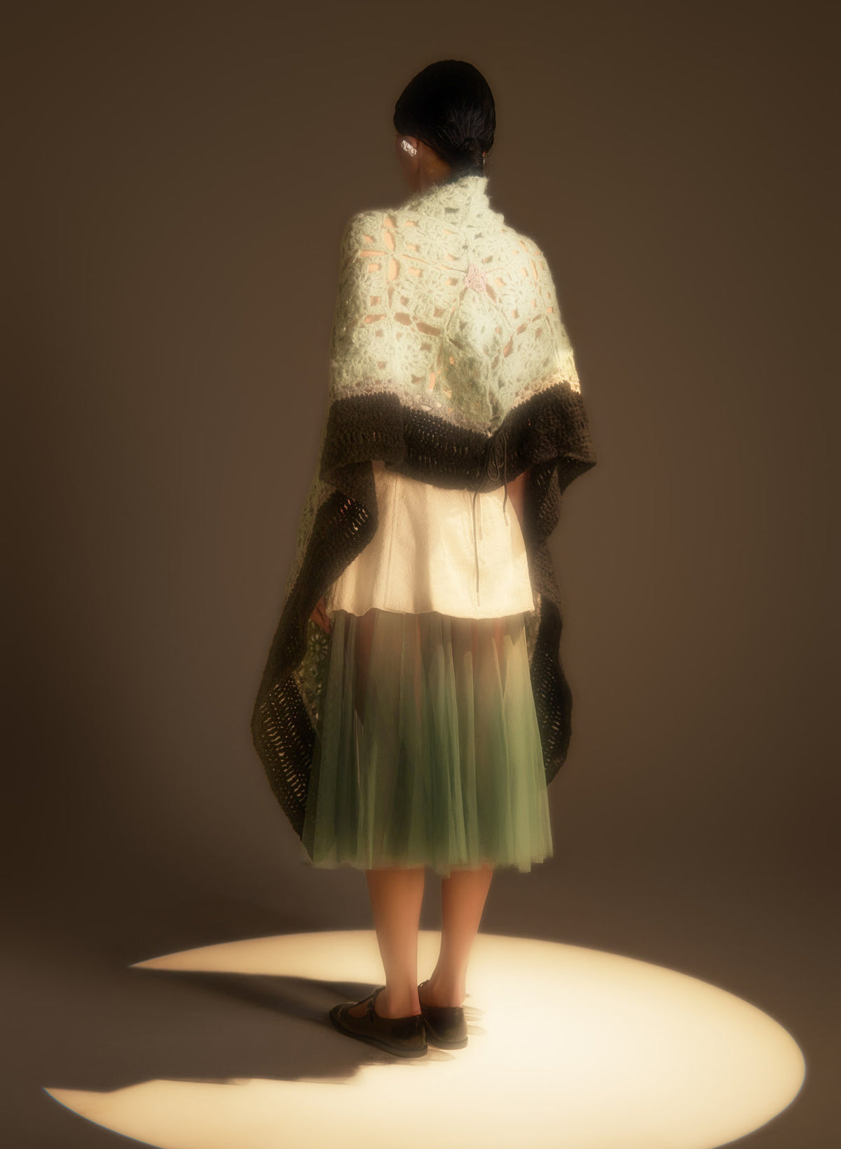 Crochet cape