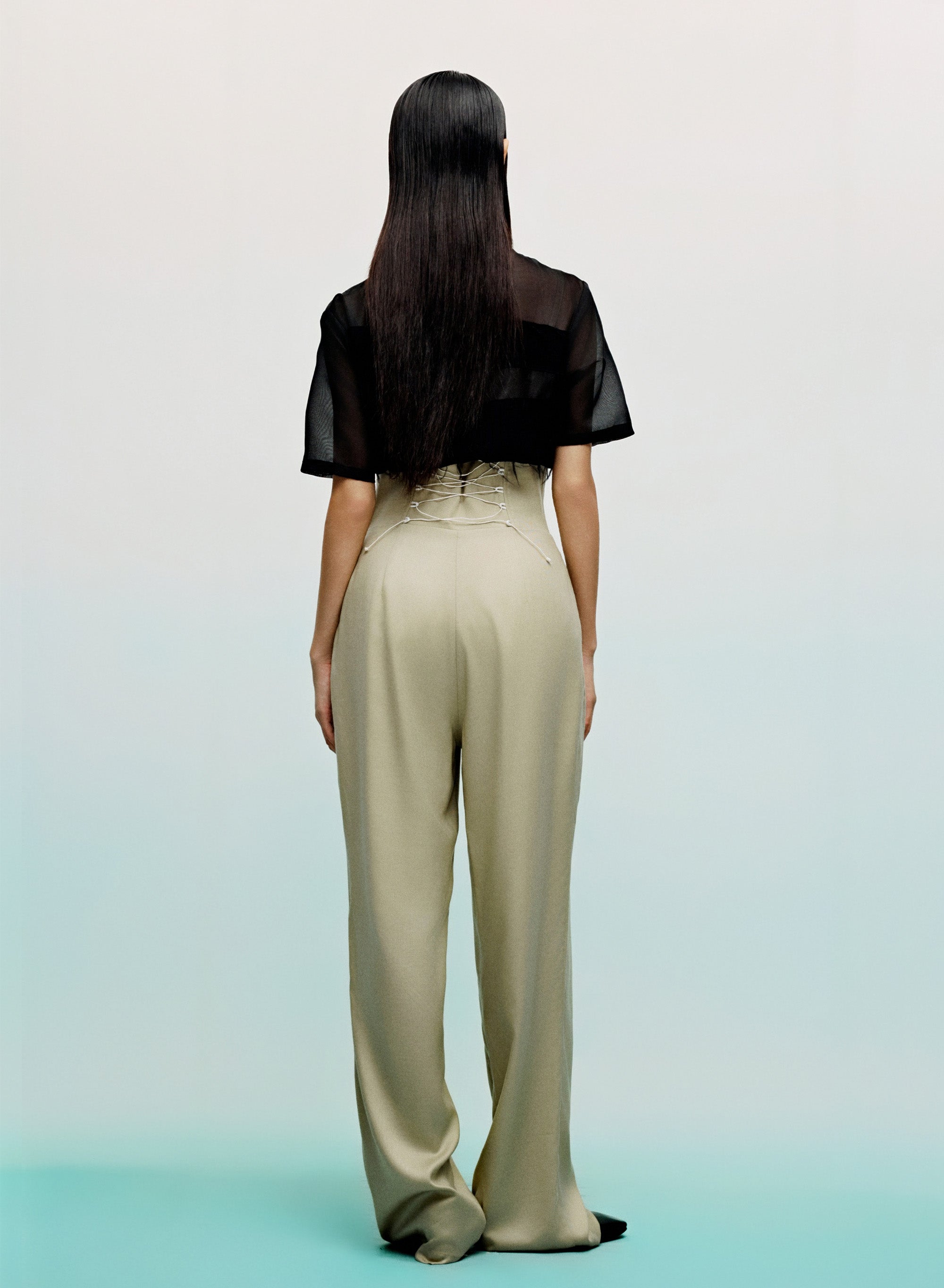 High-Waisted Trousers