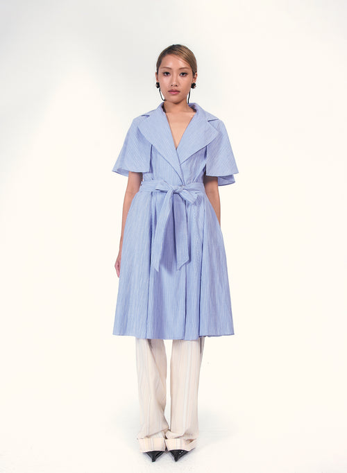 Detachable cape Dress