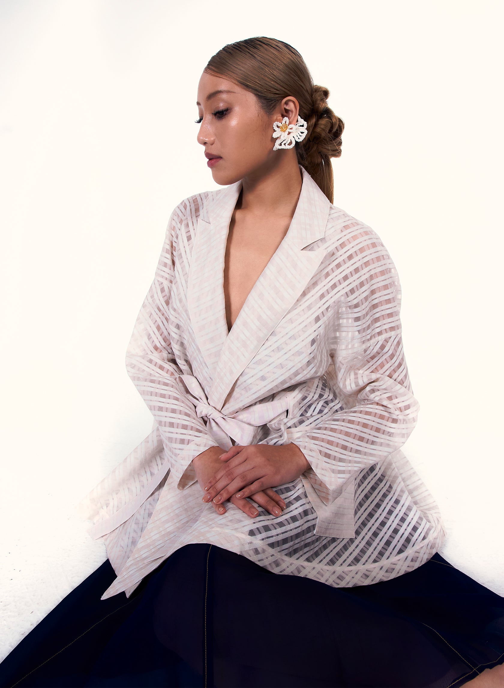 Silk Silhouette Coat
