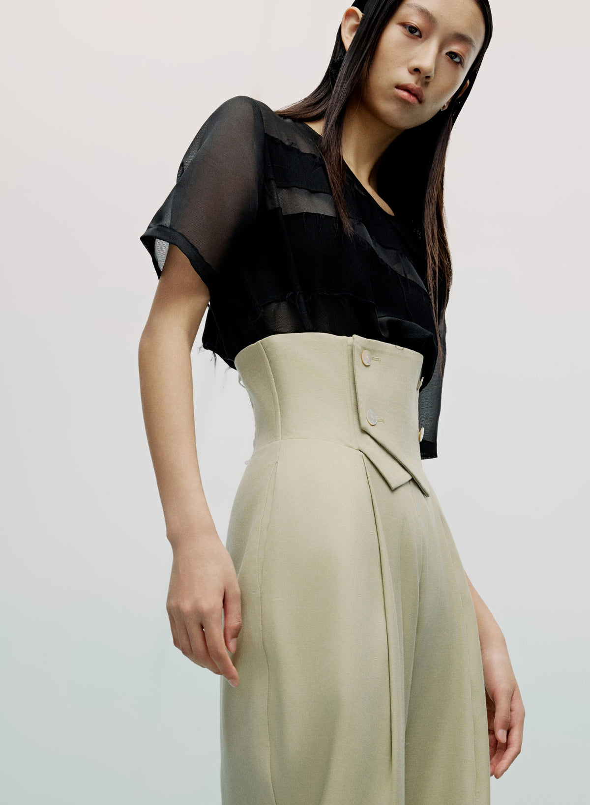 High-Waisted Trousers