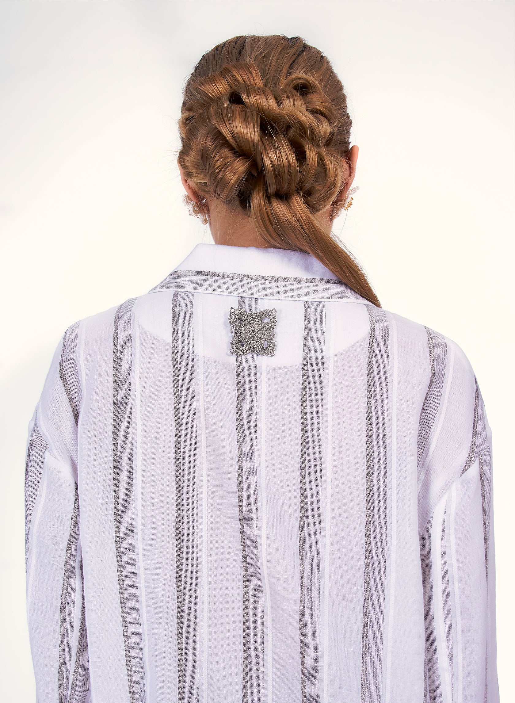 Platinum striped Blazer
