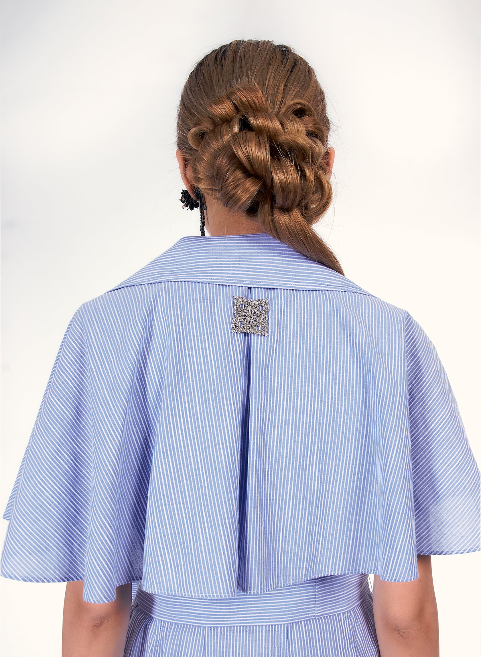 Detachable cape Dress