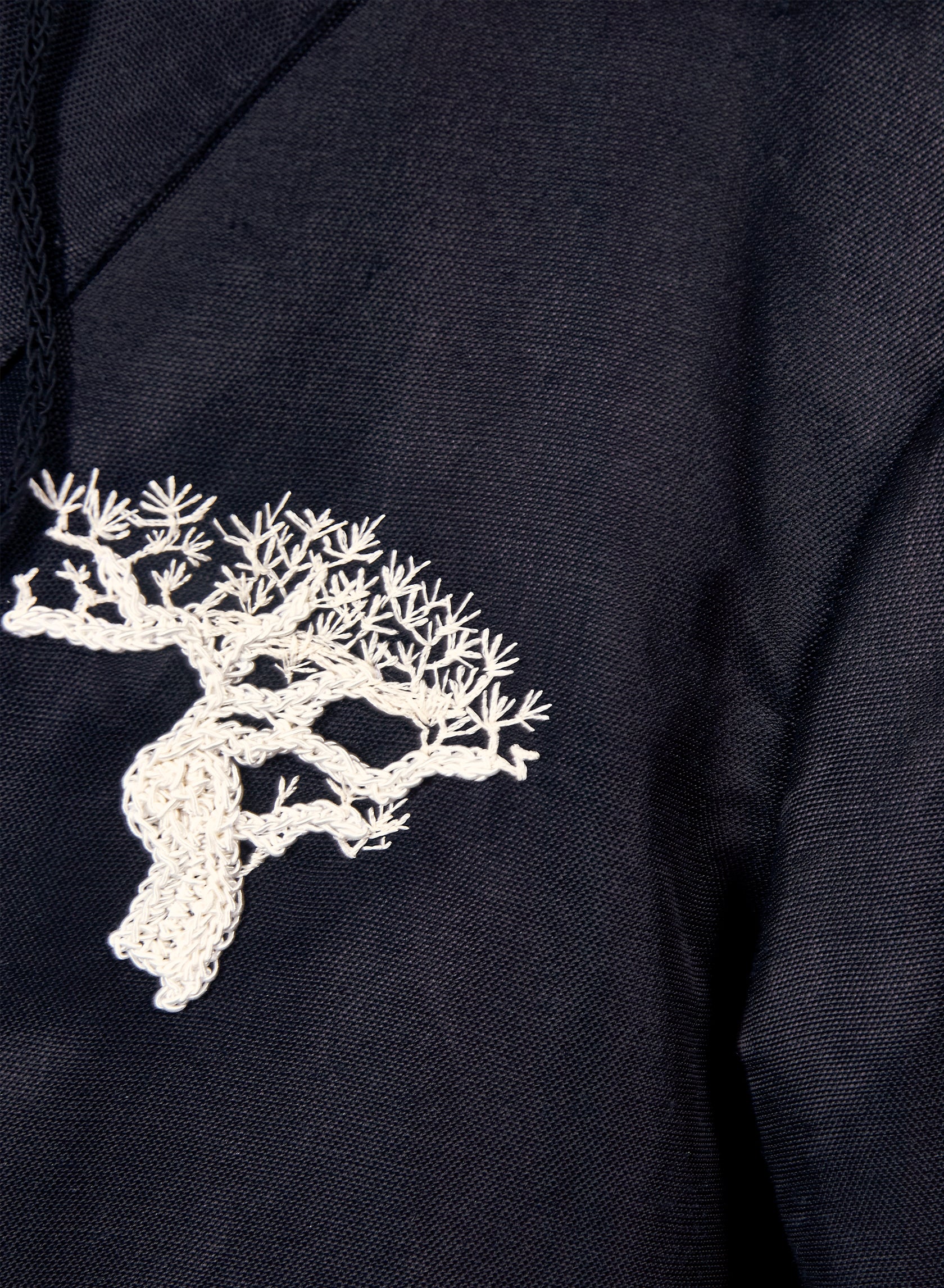 Pine tree Crochet Blazer