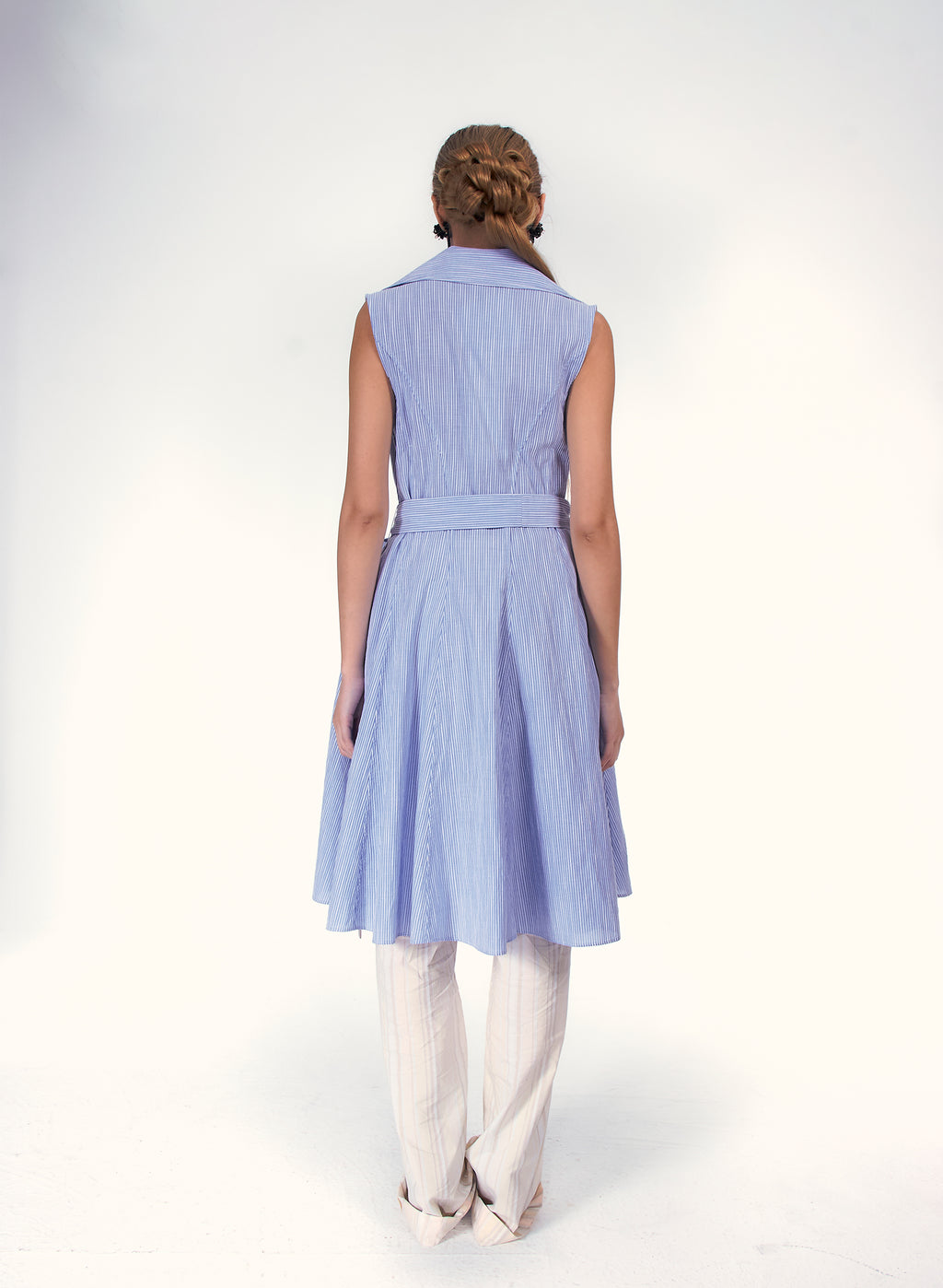 Detachable cape Dress