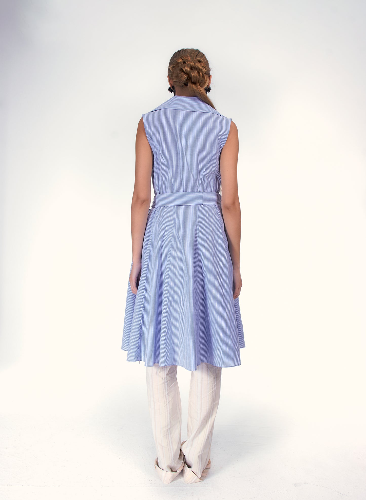 Detachable cape Dress