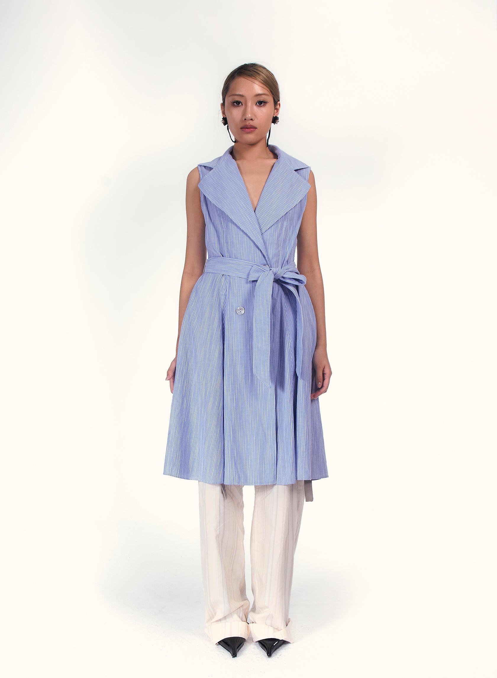 Detachable cape Dress