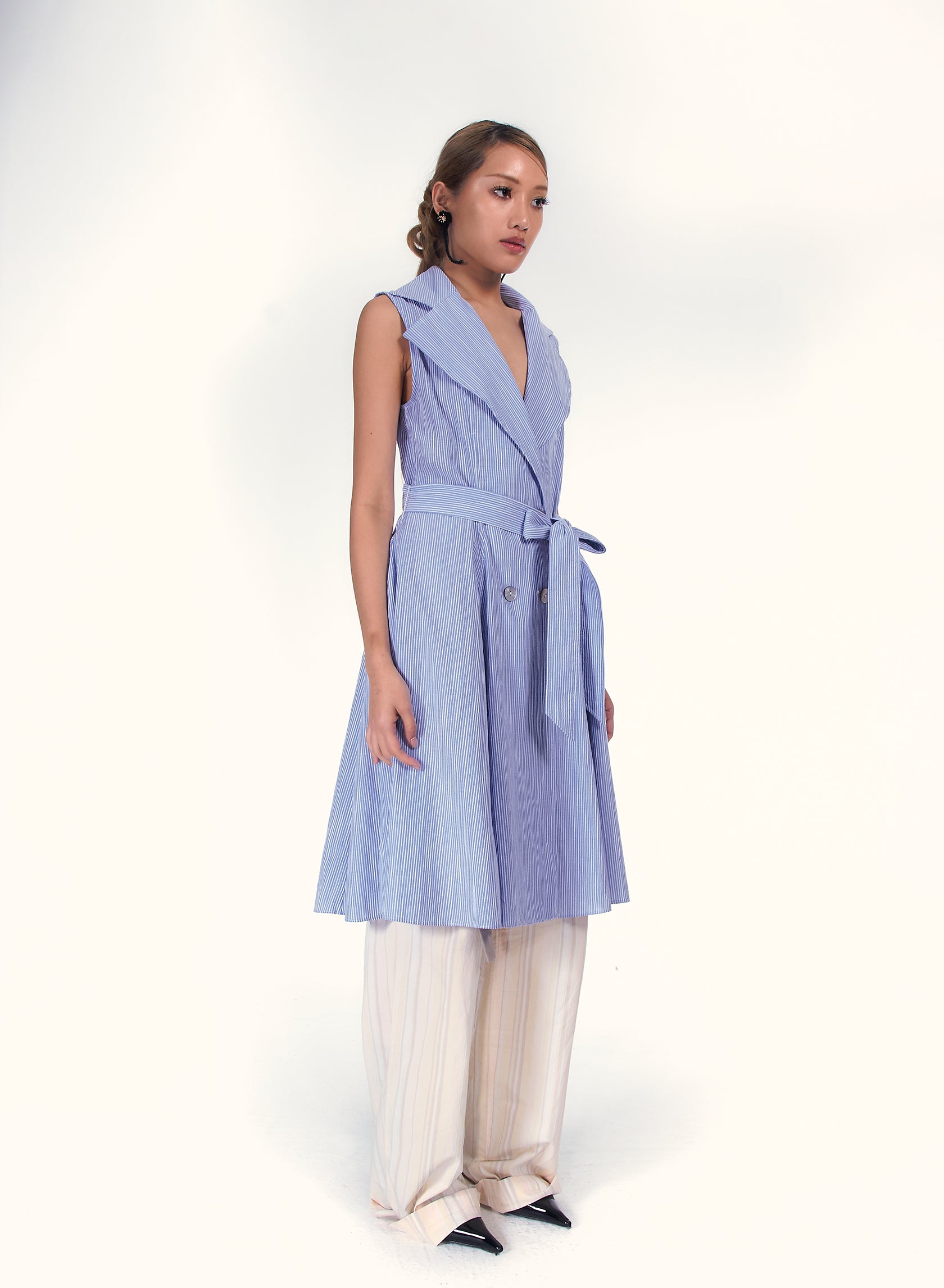Detachable cape Dress