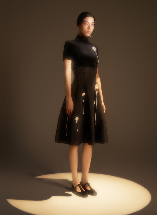 Crochet Flower Skirt