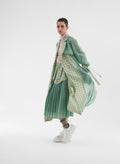 Green Checked Coat