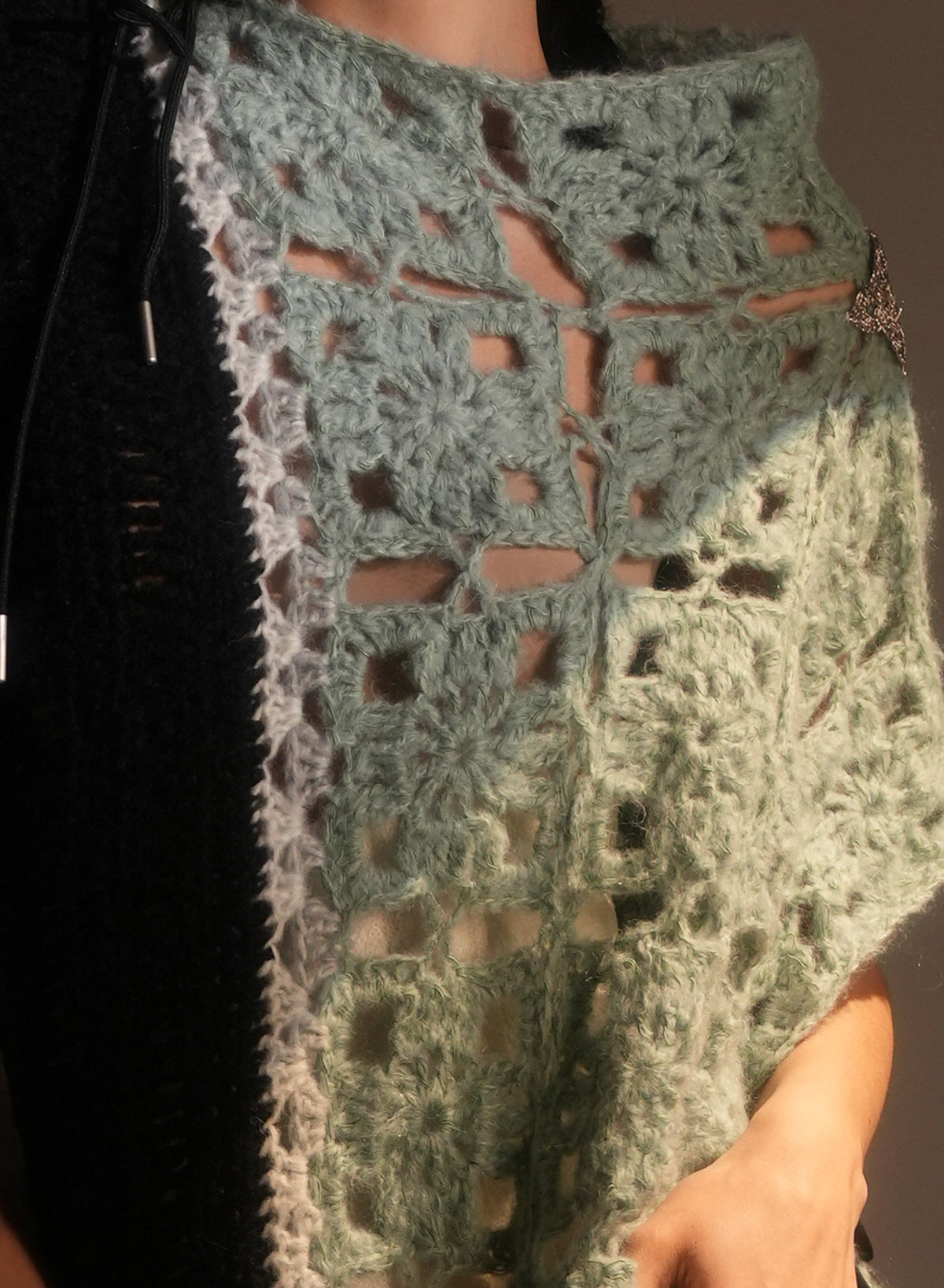 Crochet cape