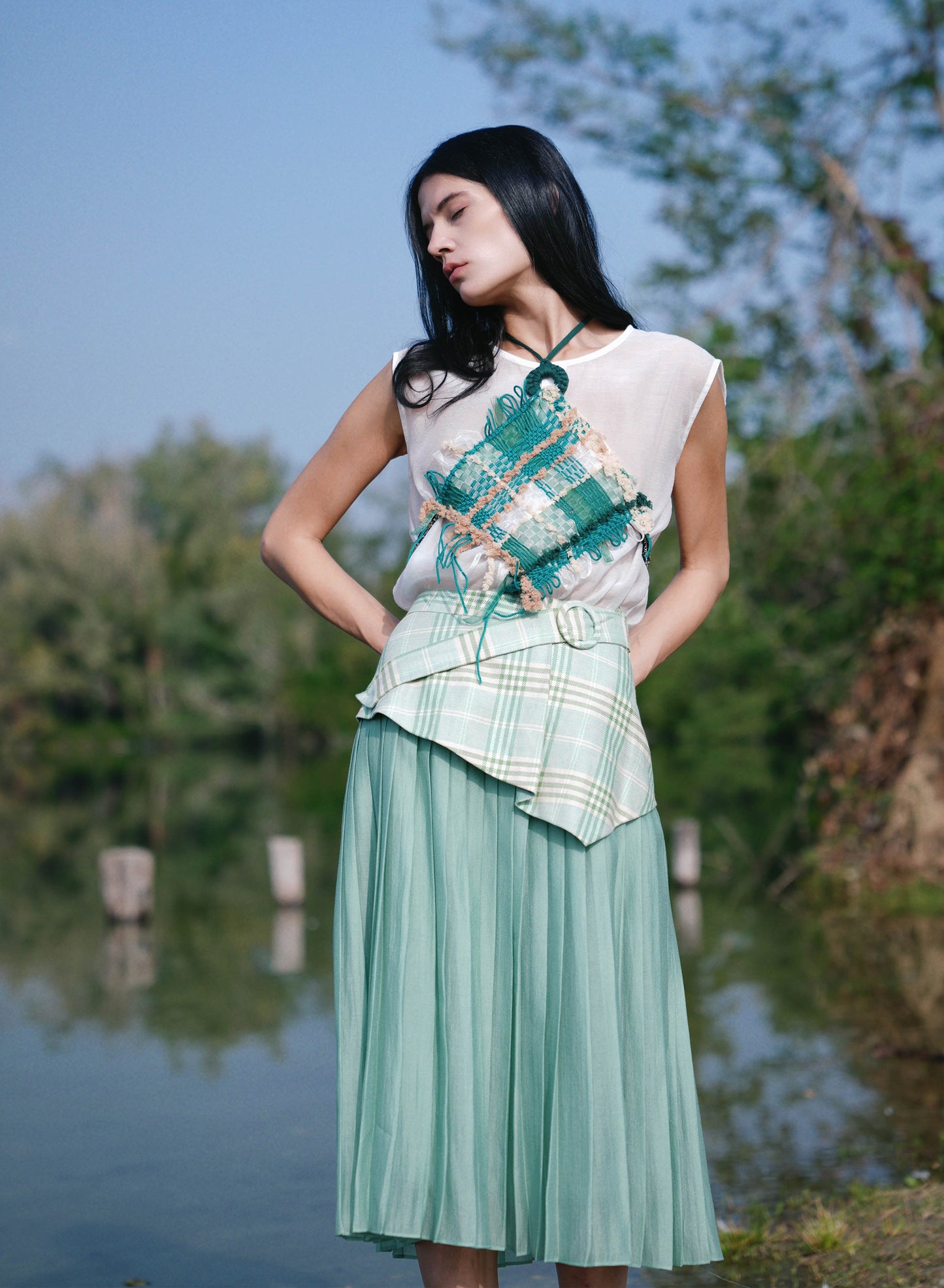 Green Handwoven Dudou