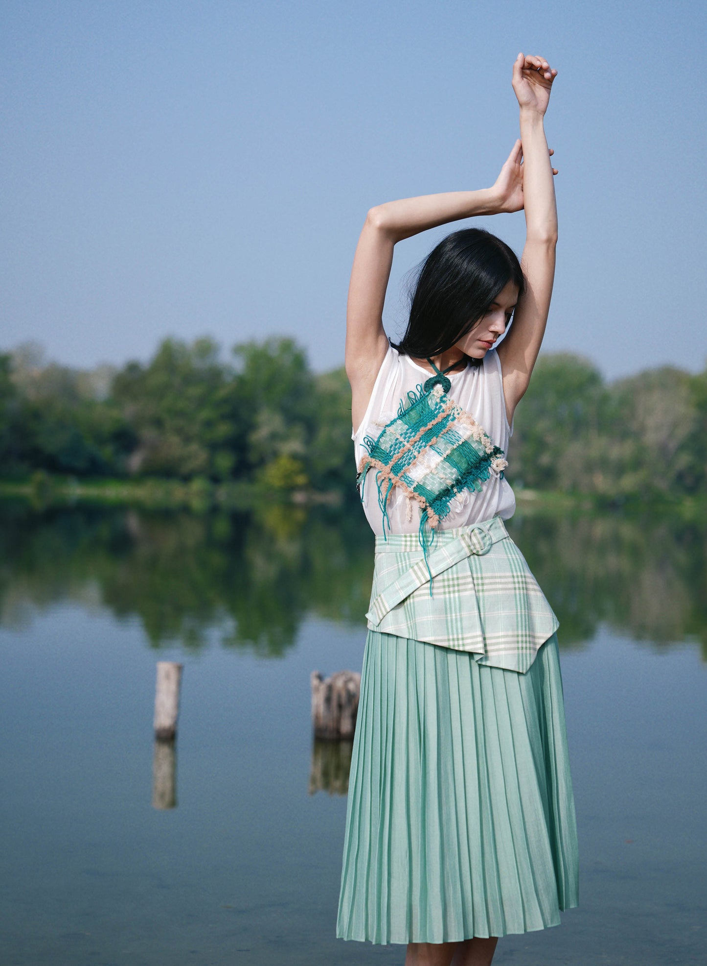 Green Handwoven Dudou