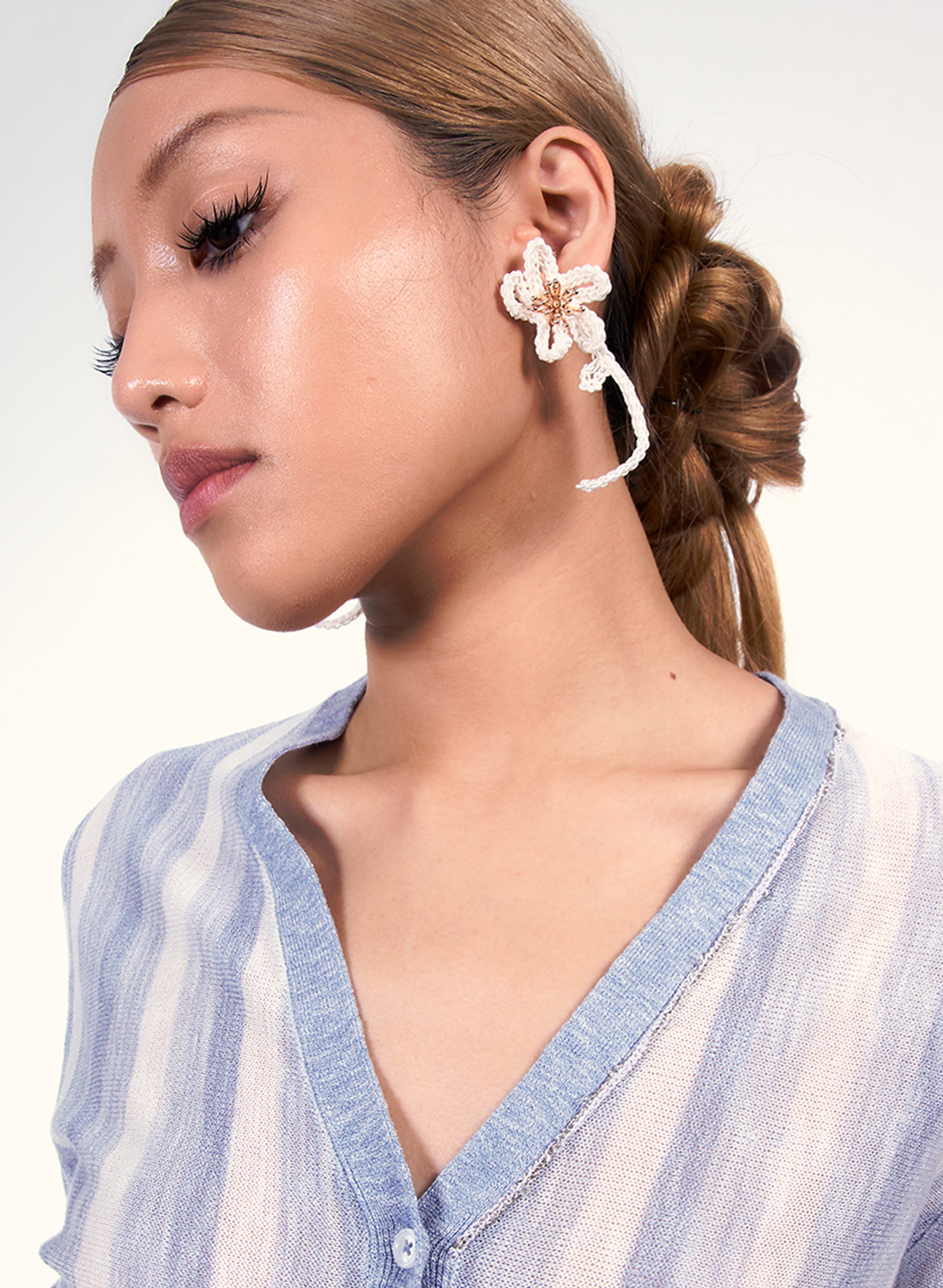 Crochet Flower Earrings
