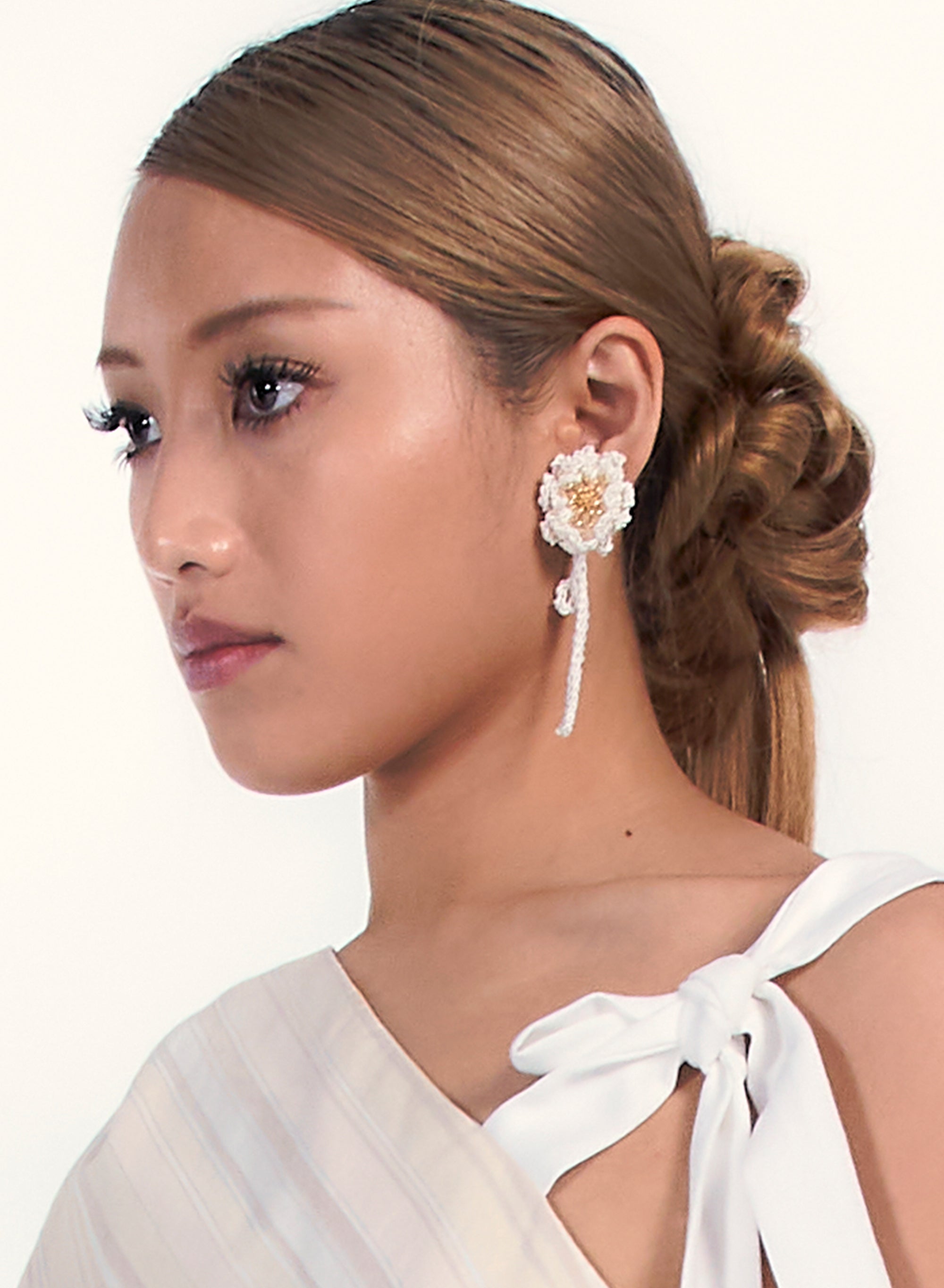 Crochet Flower Earrings
