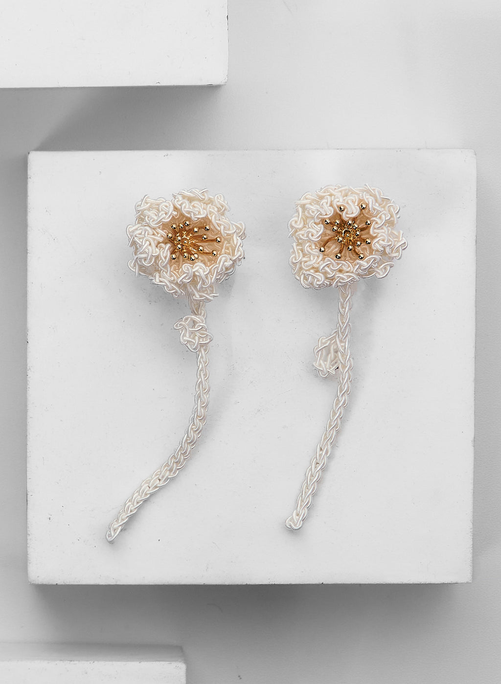 Crochet Flower Earrings