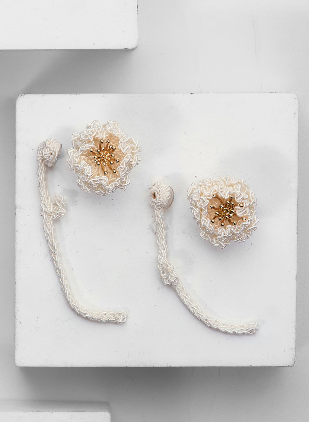 Crochet Flower Earrings