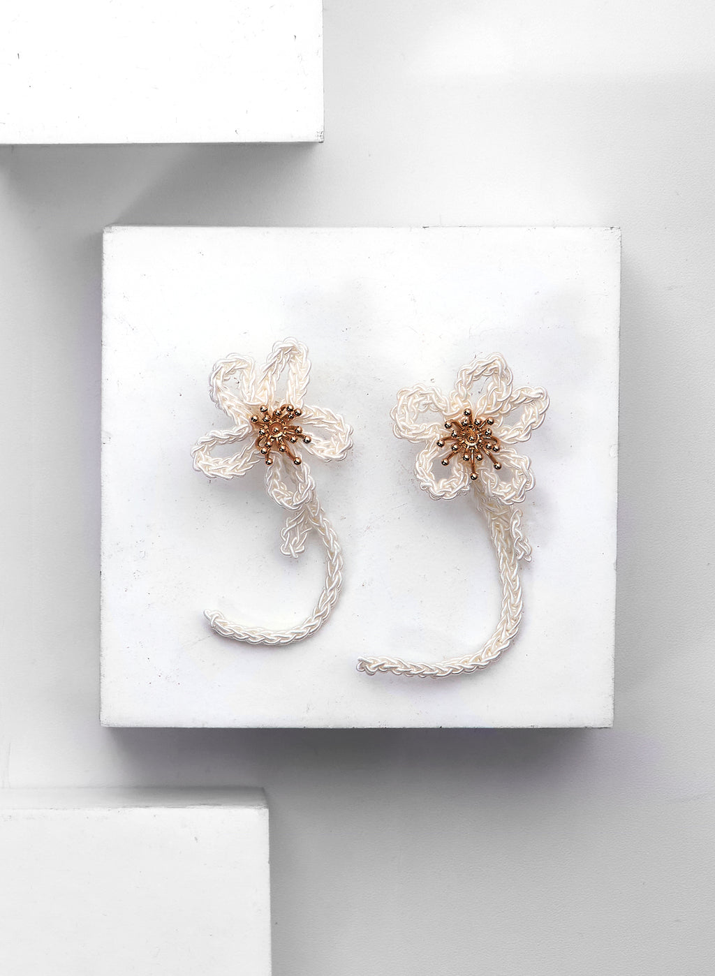 Crochet Flower Earrings
