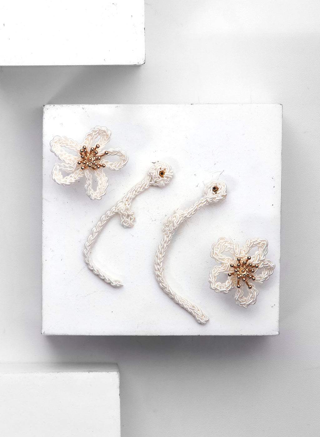 Crochet Flower Earrings