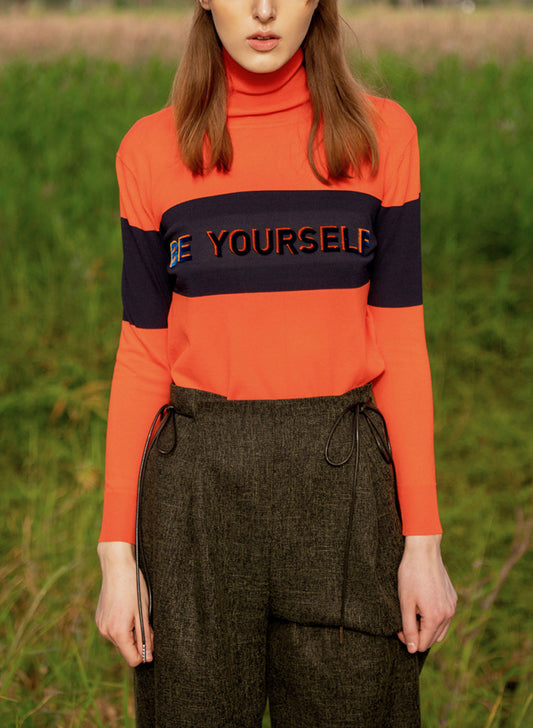 “BE YOURSELF” Sweater
